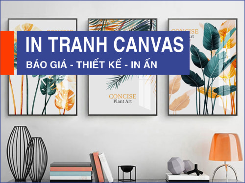In Canvas, In tranh bằng canvas