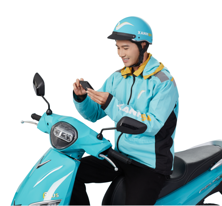 Tài xế xanh sm png