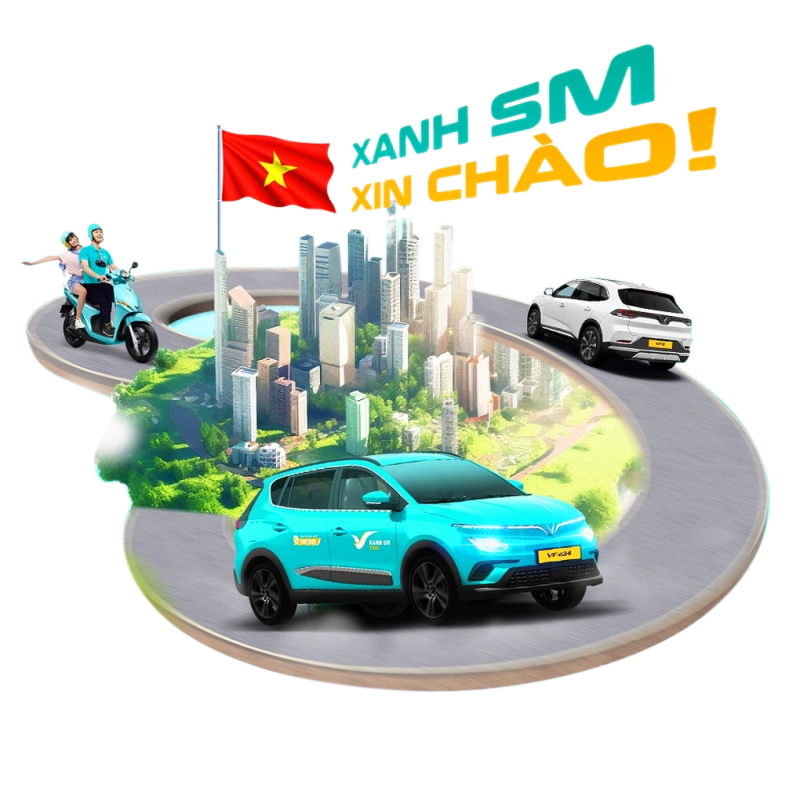Taxi xanh SM Xin Chào