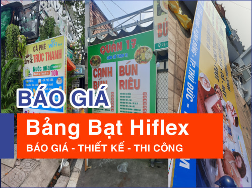 Làm bảng hiệu bạt hiflex giá rẻ tại tphcm